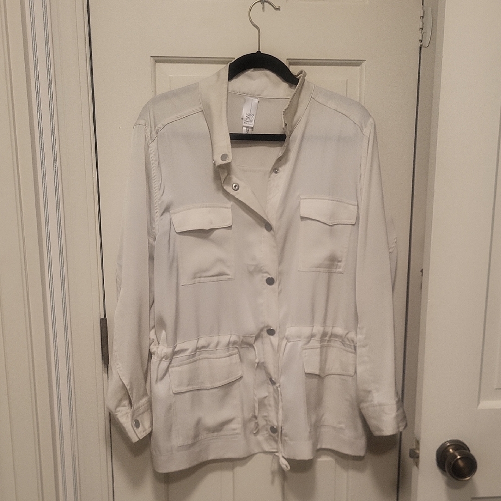 Women's Satin Utility Jacket